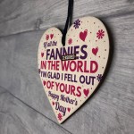 Funny Rude Mothers Day Gifts Novelty Wood Heart Gift For Mum