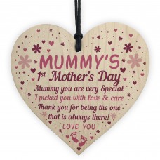 Mummy To Be Mothers Day Gifts Wood Heart First Mothers Day