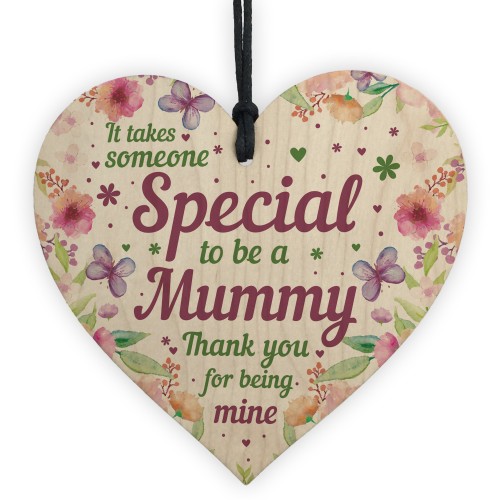 Mummy Birthday Mothers Day Gifts Wooden Heart Gift For Mum