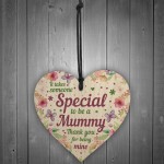 Mummy Birthday Mothers Day Gifts Wooden Heart Gift For Mum