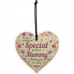 Mummy Birthday Mothers Day Gifts Wooden Heart Gift For Mum