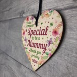 Mummy Birthday Mothers Day Gifts Wooden Heart Gift For Mum