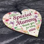 Mummy Birthday Mothers Day Gifts Wooden Heart Gift For Mum