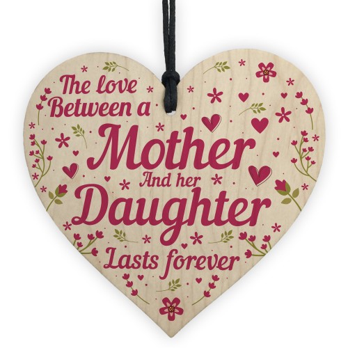 Mum Gifts Mothers Day Birthday Gifts From Daughter Wood Heart