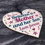 Mum Gifts Mothers Day Birthday Gifts From Son Wood Heart Sign 