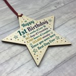 1st First Birthday Gifts For Baby Girl Boy Wooden Heart Gifts