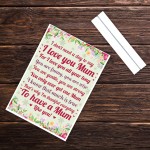 MOTHERS DAY GIFT Standing Plaque Birthday Gift For Mum Mummy