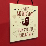 Funny Mothers Day Greetings Card Plaque Joke Gift For Mum