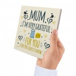 Cute Mothers Day Card GRATEFUL For You Cheesy Funny Special Card