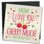 MUM ON MOTHERS DAY CARD Mother's Day Gift Pun Funny Humour