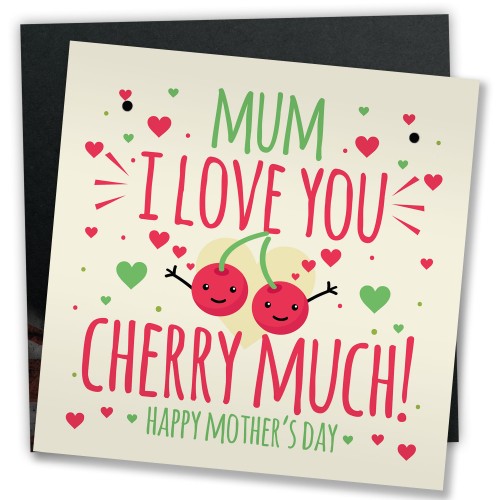 MUM ON MOTHERS DAY CARD Mother's Day Gift Pun Funny Humour