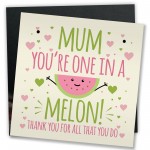 Pun Funny Mother's Day Greetings Card Joke Mother's Day Gift 