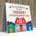 New Home Card Funny Congratulations Card Friendship Gift Joke