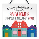 New Home Card Funny Congratulations Card Friendship Gift Joke