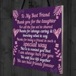 BEST FRIEND Plaque Special Friendship Gift Best Friend Birthday 