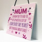 Funny Mum Birthday Card Funny Mothers Day Card From Daughter