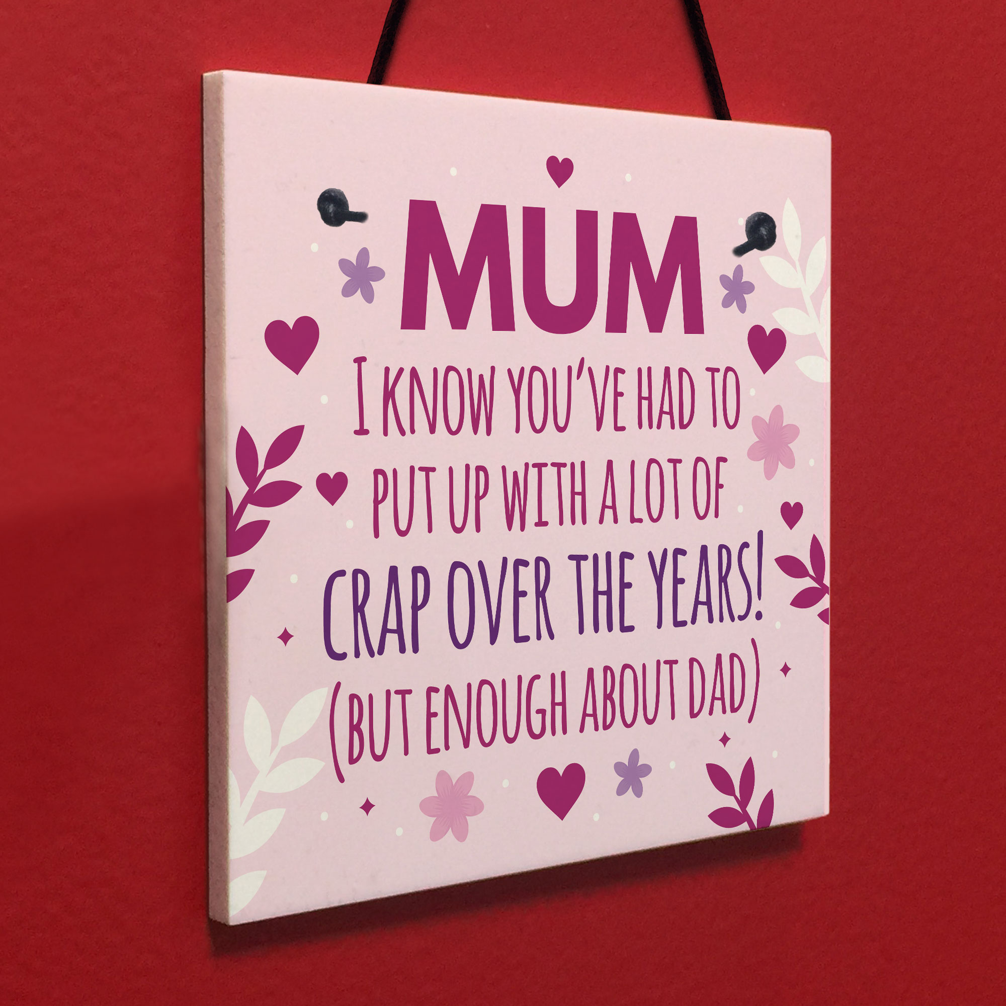 Funny mum birthday card funny mothers day card from daughter