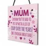 Funny Mum Birthday Card Funny Mothers Day Card From Daughter