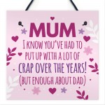 Funny Mum Birthday Card Funny Mothers Day Card From Daughter