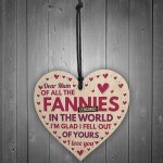 Joke Mother's Day Gift Wooden Heart Funny Mum Birthday Gifts 