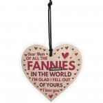 Joke Mother's Day Gift Wooden Heart Funny Mum Birthday Gifts 