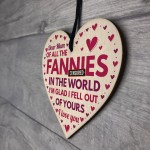 Joke Mother's Day Gift Wooden Heart Funny Mum Birthday Gifts 