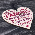 Joke Mother's Day Gift Wooden Heart Funny Mum Birthday Gifts 