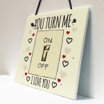 CHEEKY Anniversary Card For Him Her Funny Husband Birthday Card