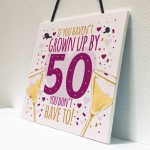 50th Birthday Card 50th Gift For Women Men 50 For Dad Mum Sister