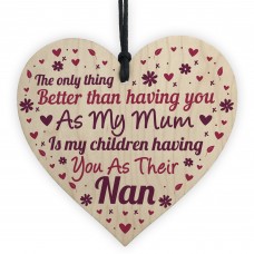 Mother's Day Gift For Mum Nan Nanny Gift From Granddaughter Sign