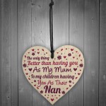 Mother's Day Gift For Mum Nan Nanny Gift From Granddaughter Sign