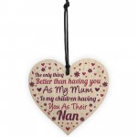 Mother's Day Gift For Mum Nan Nanny Gift From Granddaughter Sign