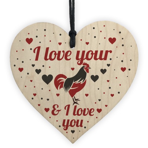 Funny Anniversary Card Joke Humour Wood Heart Anniversary Gift 