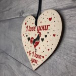 Funny Anniversary Card Joke Humour Wood Heart Anniversary Gift 