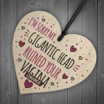 Funny Rude Birthday Mothers Day Gift For Mum Wood Heart Gift
