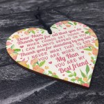Mother's Day Gift Wooden Heart Nan Gifts Nan Birthday Gifts 
