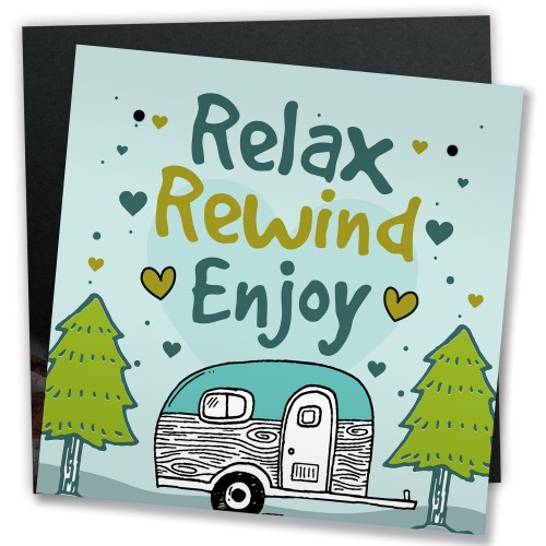 Relax Rewind Enjoy Caravan Sign Caravan Plaque Holiday Gifts