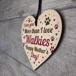 Funny Mother's Day Gift Card Wooden Heart Love Mum Gifts Humour 