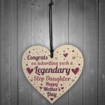 Funny Mother's Day Gift Cards Joke Rude Step Mum Step Daughter