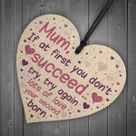 Funny Joke Mothers Day Gift From Daughter Son Wooden Heart Gift 