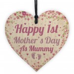 First Mothers Day Gifts 1st Mothers Day Cards Wooden Heart Mum