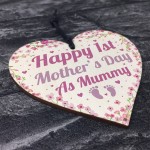 First Mothers Day Gifts 1st Mothers Day Cards Wooden Heart Mum