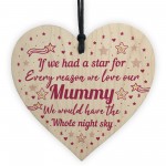 Mummy Gifts Wooden Heart Plaque Mothers Day Gift Mummy Gift