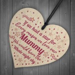 Mummy Gifts Wooden Heart Plaque Mothers Day Gift Mummy Gift