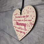 Mummy Gifts Wooden Heart Plaque Mothers Day Gift Mummy Gift
