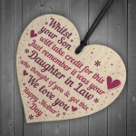 Funny Humour Mothers Day Card In Laws Mother's Day Gift Heart