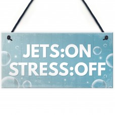 Funny Hot Tub Sign Hanging Garden Sign Shed Plaque Jacuzzi Pool 