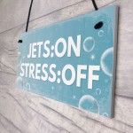 Funny Hot Tub Sign Hanging Garden Sign Shed Plaque Jacuzzi Pool 