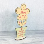 Cute Mum Gift Mothers Day Gift Wood Flower Gift For Mum Birthday