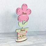 Mothers Day Gift Wood Flower Mothers Day Card Gift For Mum Sign